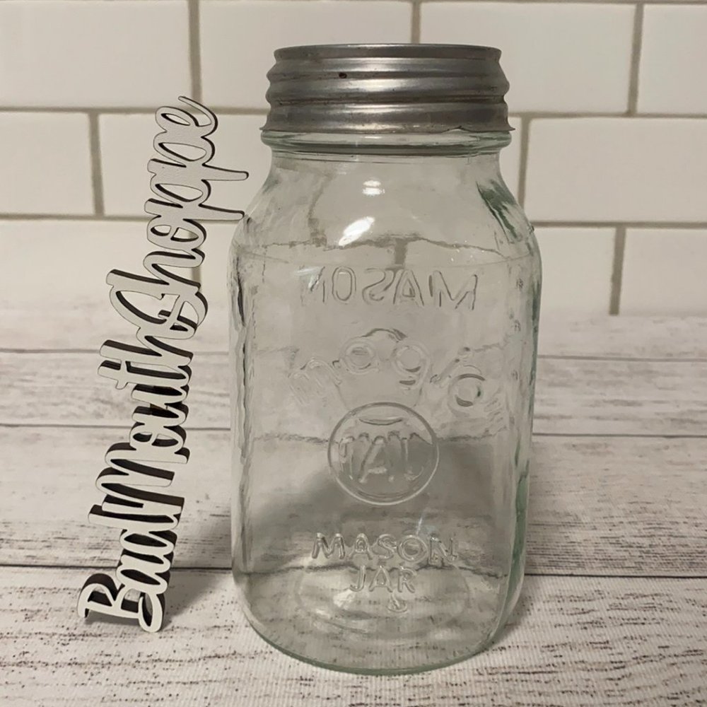Clear Glass Measuring Canning Mason Ball Jar